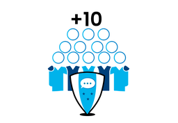 Pack + 10 collaborateurs sur base annuelle